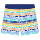 Younger Boys Blue Crossbody Bag Shorts Set, 1, hi-res