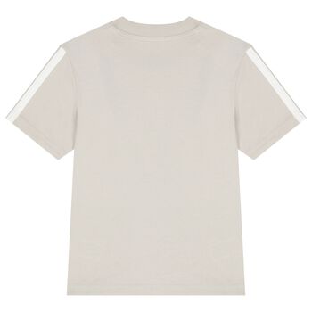 Boys Grey Logo T-Shirt