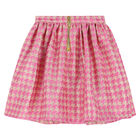 Girls Pink & Gold Skirt, 2, hi-res