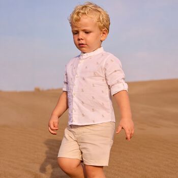Younger Boys Beige Shorts
