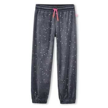 Girls Grey Dot Trousers