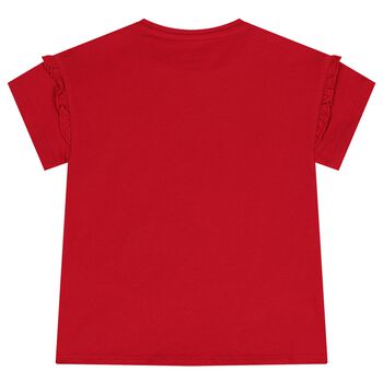 Girls Red Logo T-Shirt