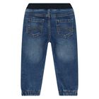Younger Boys Blue Denim Jeans, 1, hi-res