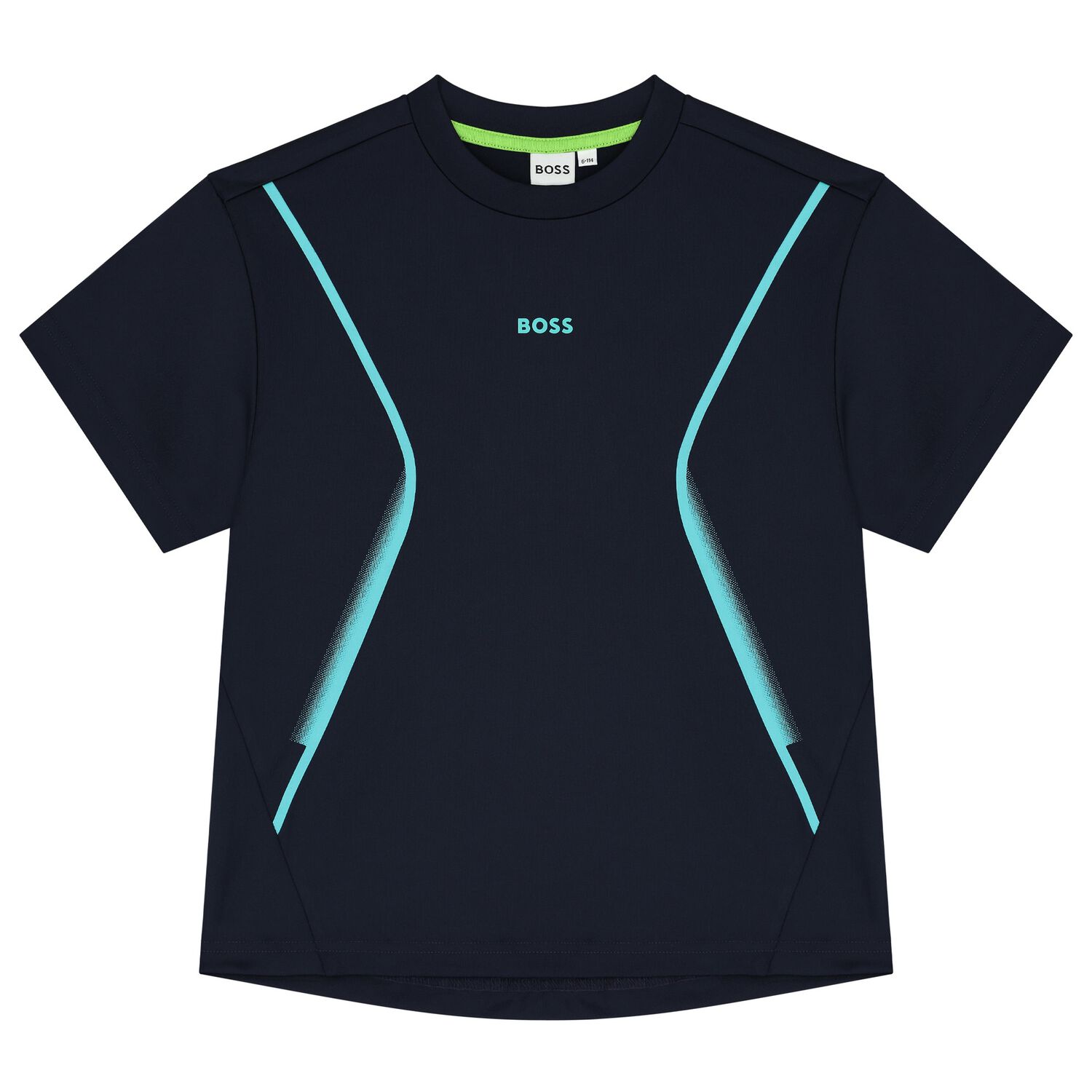 Boys Navy Blue Logo T-Shirt, 1, hi-res image number null