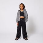 Girls Black Trousers, 1, hi-res