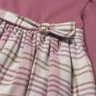 Younger Girls Red & Beige Plaid Dress, 2, hi-res