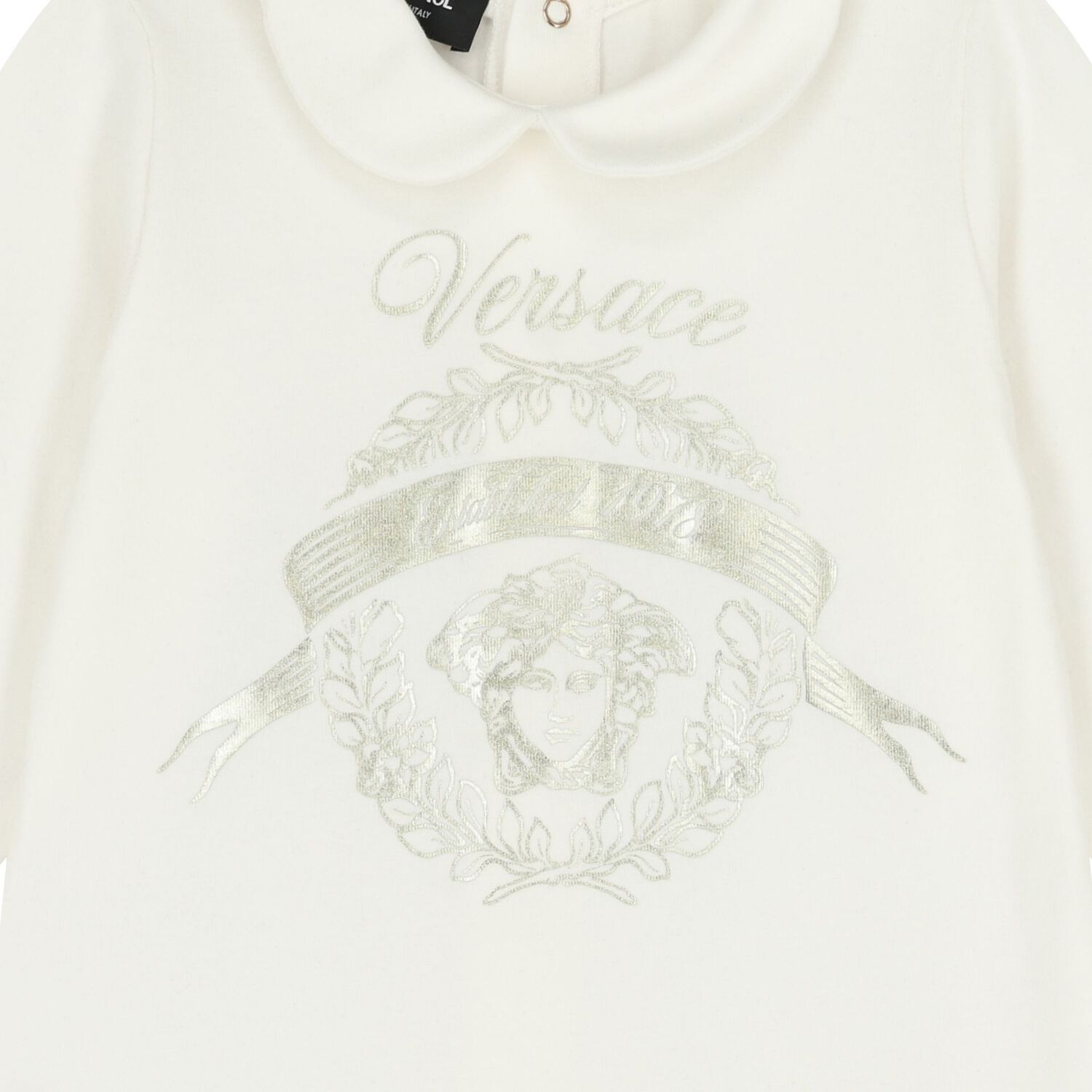 Ivory & Gold Medusa Babygrow, 1, hi-res