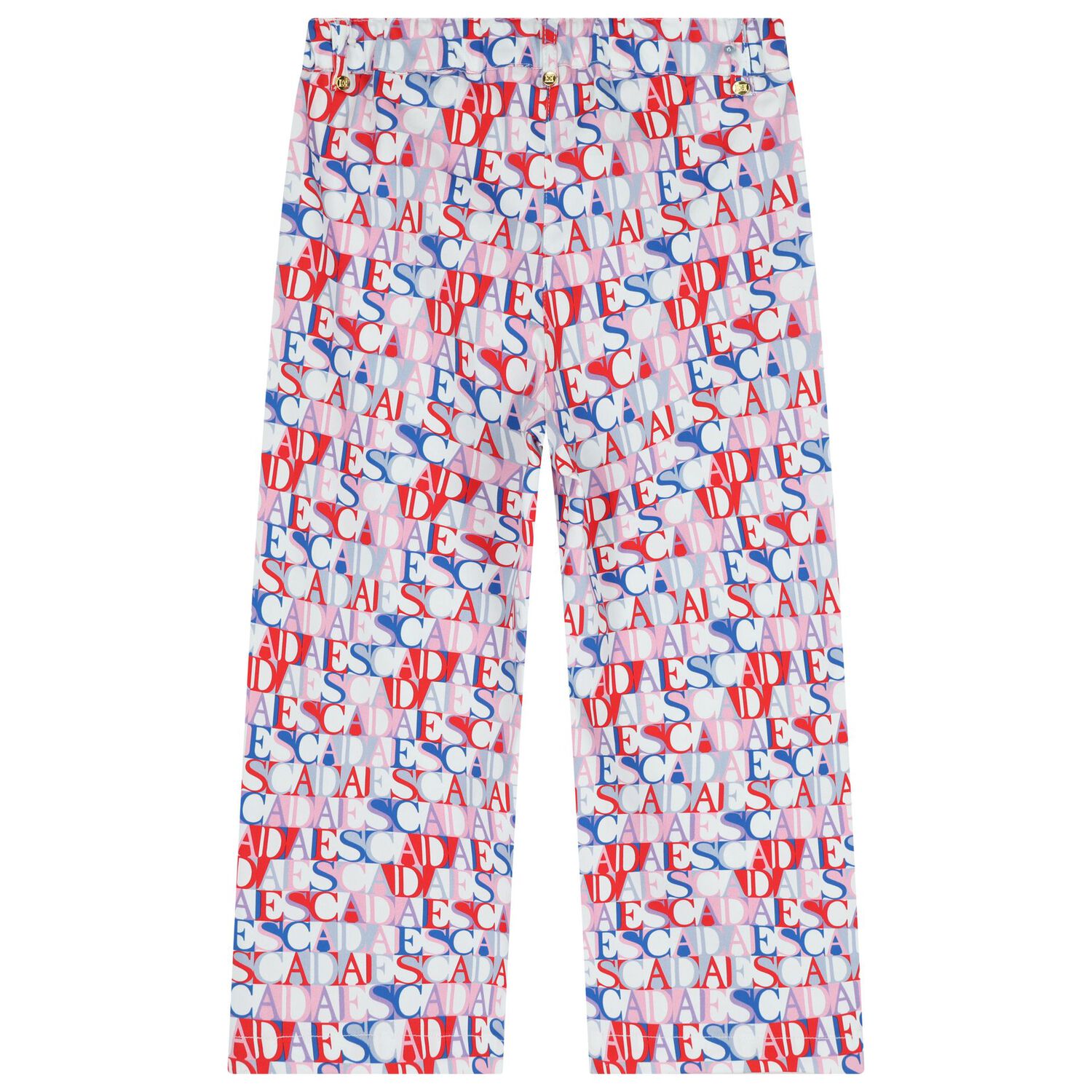 Girls Multi-Coloured Logo Trousers, 1, hi-res