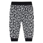 Younger Boys Black Logo Tracksuit, 1, hi-res