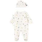 Baby Boys Ivory Dinosaur Babygrow Set, 1, hi-res