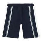 Boys Navy Logo Shorts, 2, hi-res