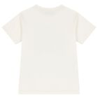 Boys Ivory Zig Zag Logo T-Shirt, 1, hi-res