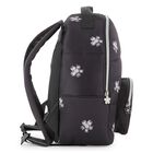 Girls Black Logo Backpack, 1, hi-res