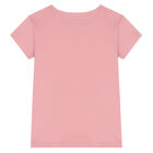 Girls Pink POLO Logo T-Shirt, 1, hi-res