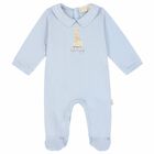 Baby Boys Blue Logo Babygrow, 2, hi-res