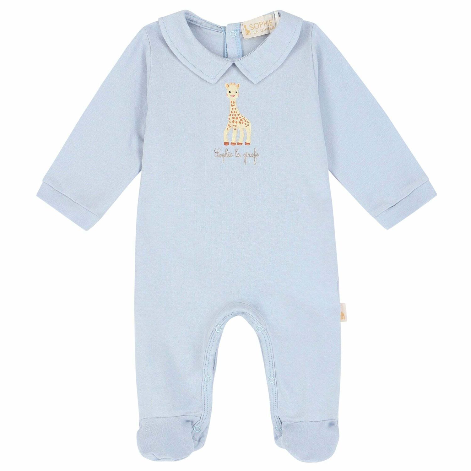 Baby Boys Blue Logo Babygrow, 2, hi-res