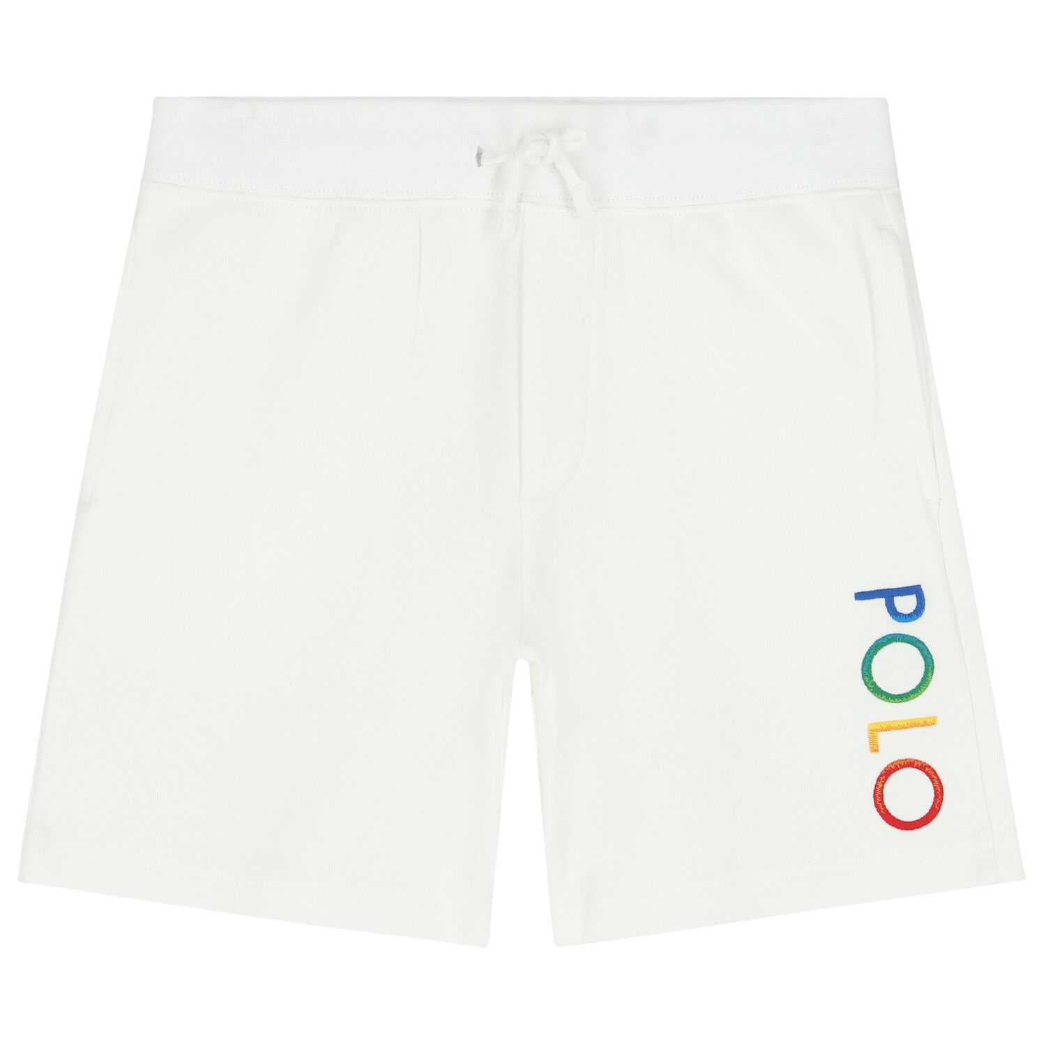 Boys White Logo Shorts, 1, hi-res image number null
