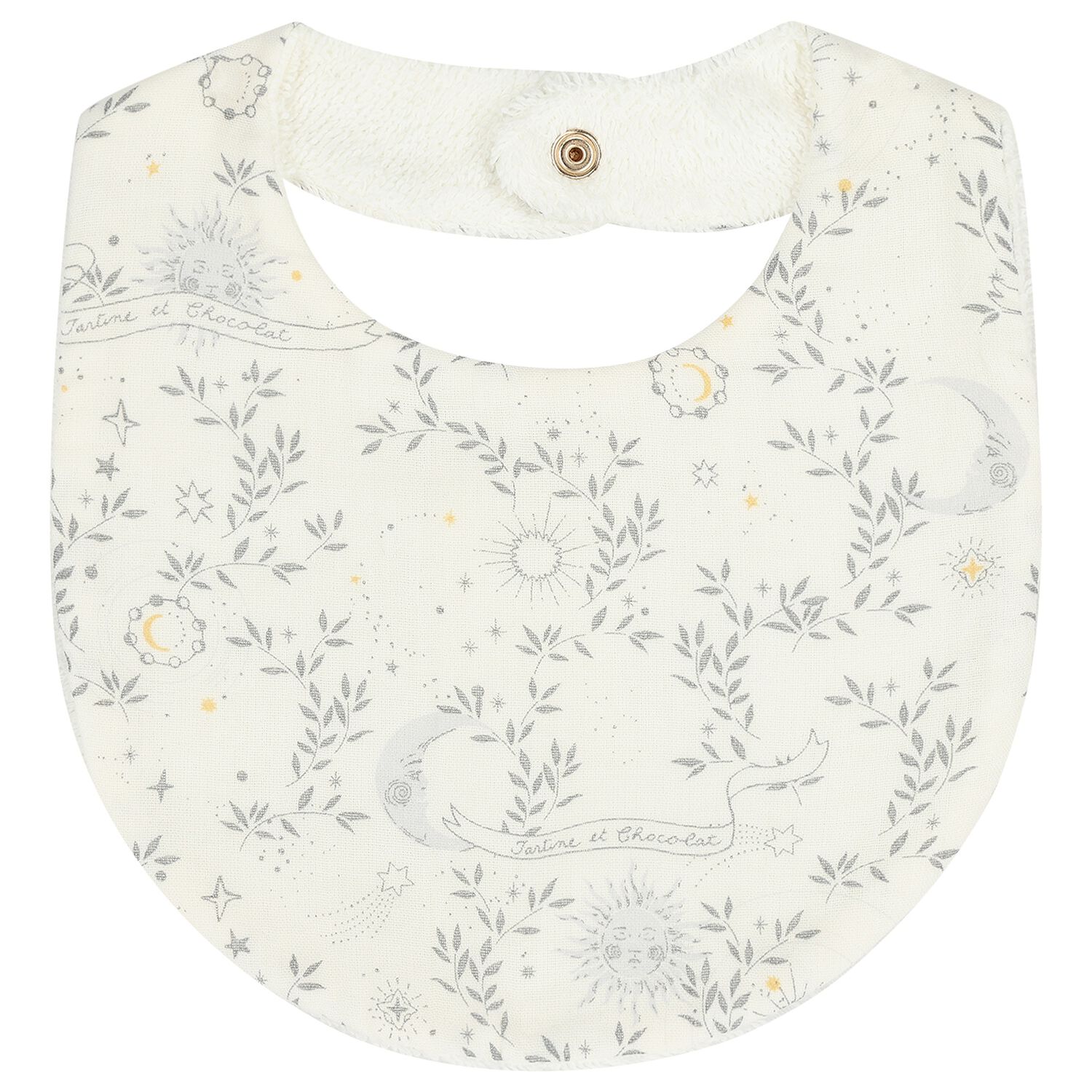 Ivory R&ecirc;ve &eacute;toil&eacute; Baby Bib, 1, hi-res