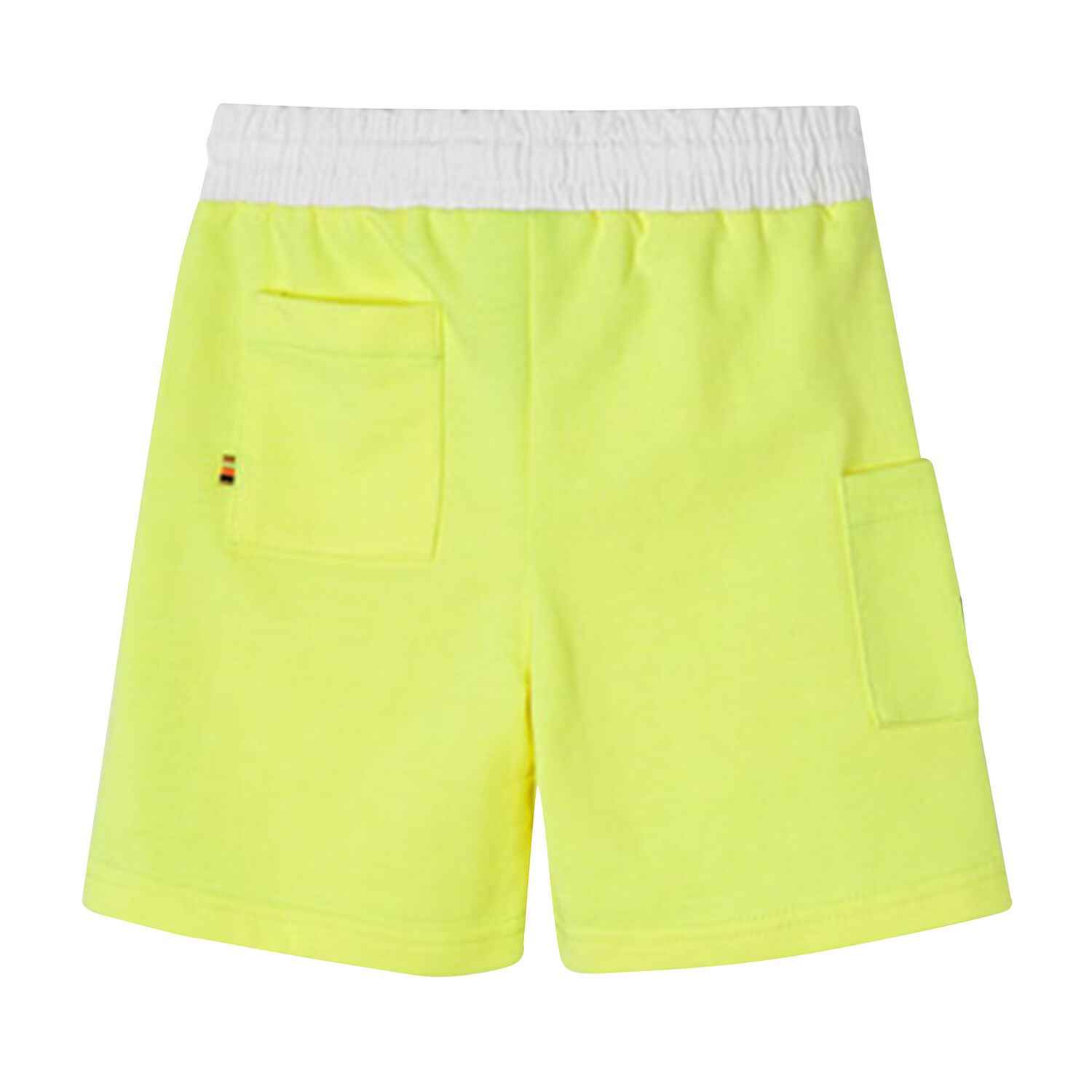 Boys Neon Yellow Bermuda Shorts, 1, hi-res