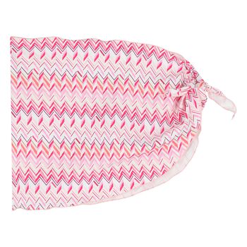 Girls Multi-Coloured Zigzag Beach Skirt