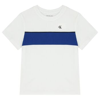 Boys White Logo T-Shirt