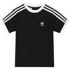 Black 3-Stripes Logo T-Shirt, 1, hi-res