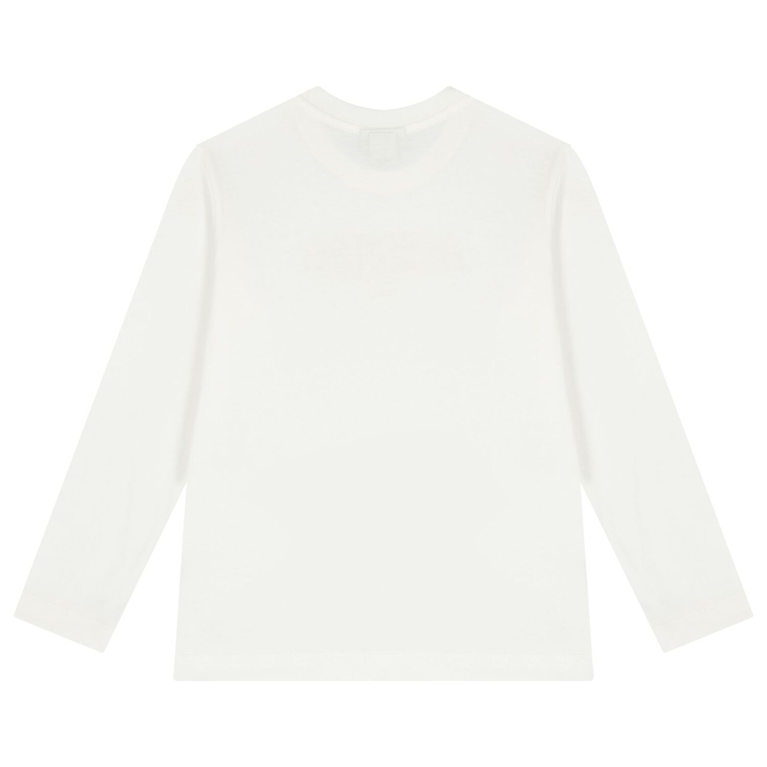 Ivory Logo Long Sleeve Top, 1, hi-res