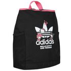 Girls Black Logo Backpack, 1, hi-res