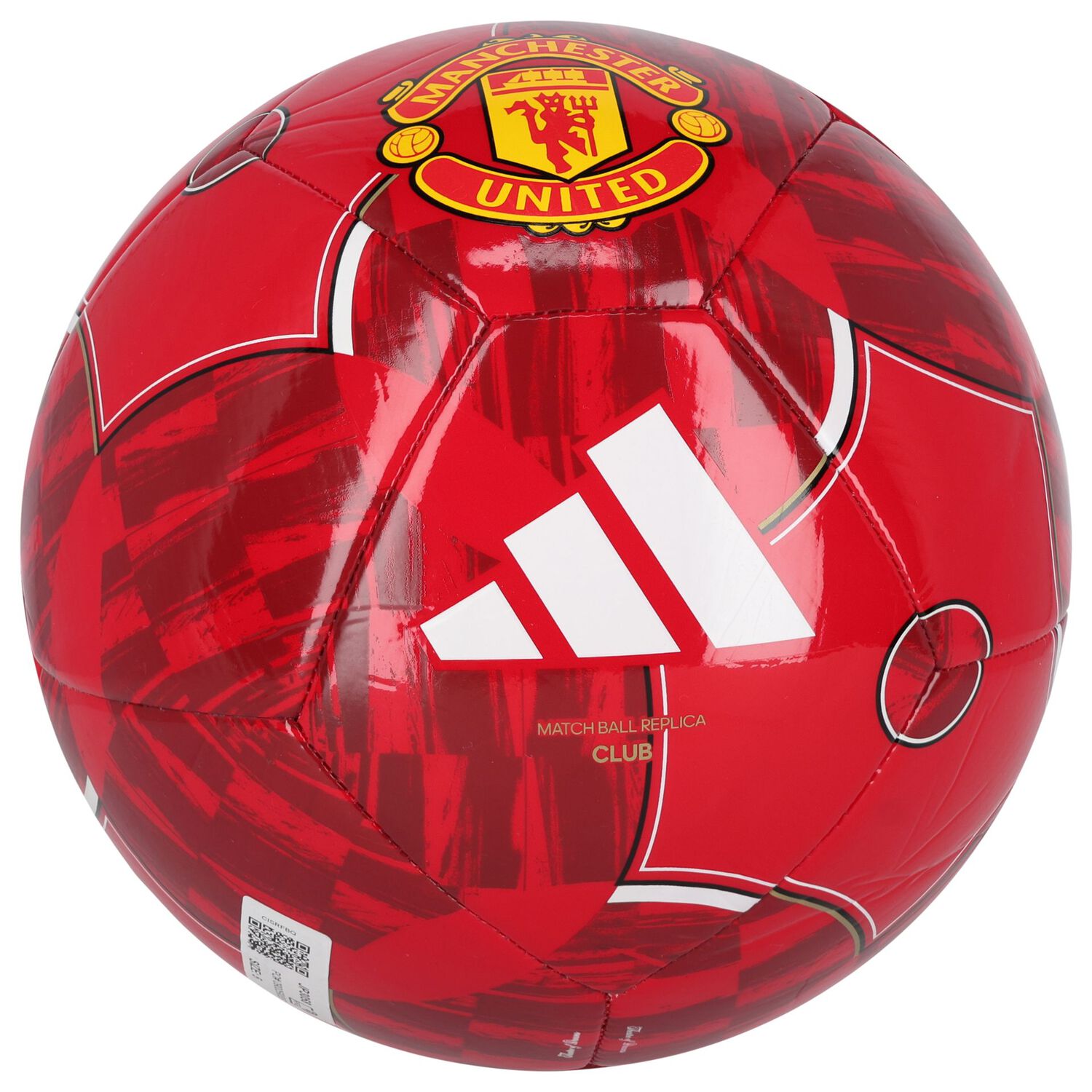 Red Manchester Logo Football, 1, hi-res