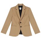 Boys Beige Smart Suit, 1, hi-res