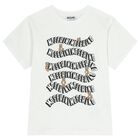 White Teddy Bear Logo T-Shirt, 1, hi-res