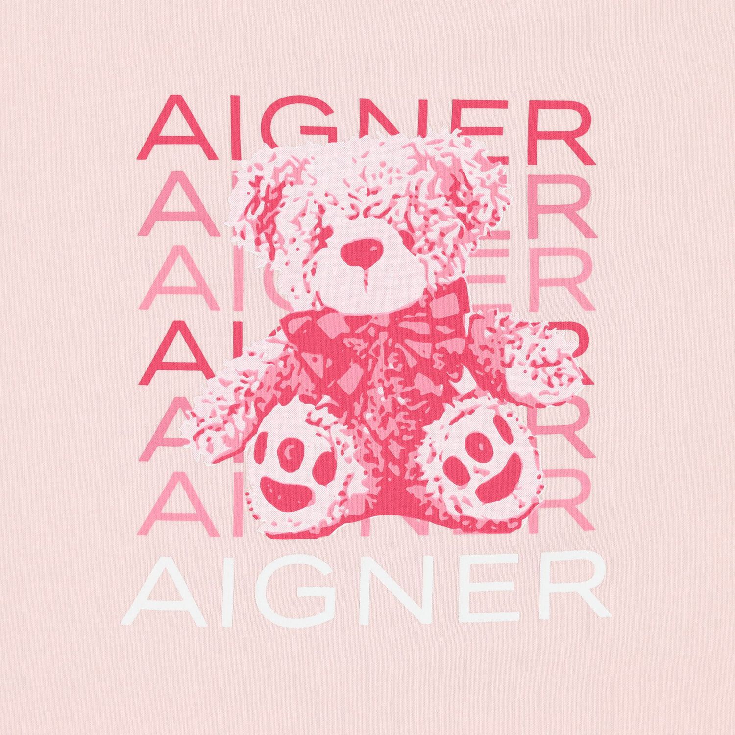 Baby Girls Pink & Ivory Teddy Bear Logo Baby Nest, 3, hi-res