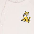 Baby Girls Pink Tiger Babygrows ( 2 Pack ) , 1, hi-res