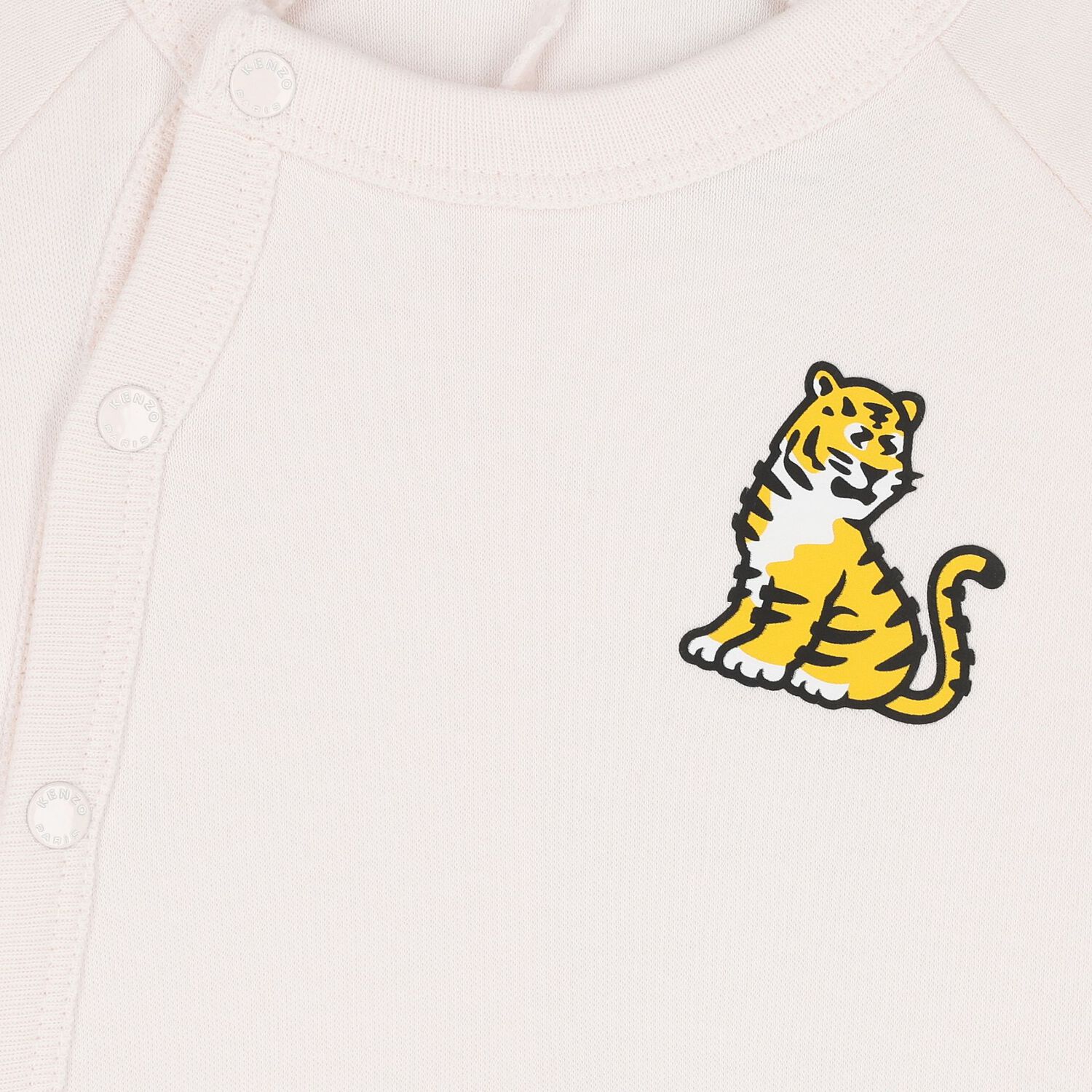 Baby Girls Pink Tiger Babygrows ( 2 Pack ) , 1, hi-res