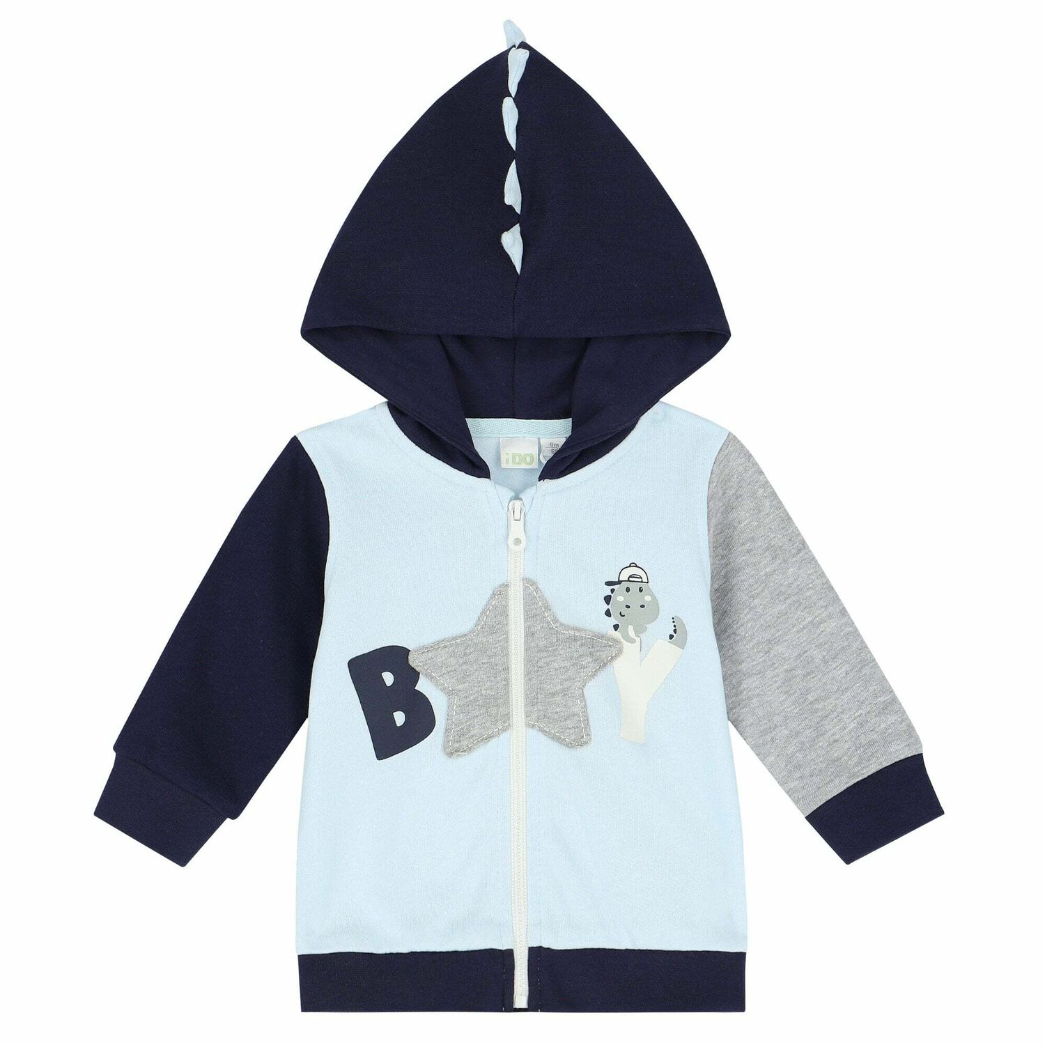 Baby Boys Blue & Grey Tracksuit, 1, hi-res image number null