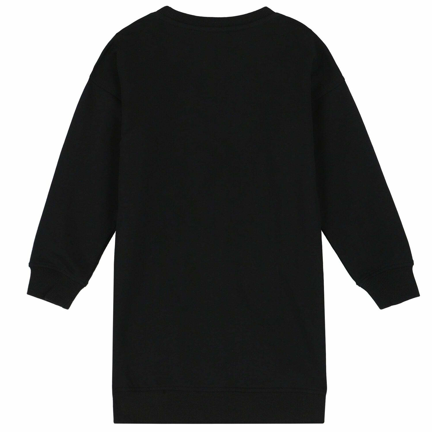 Girls Black Logo Dress, 2, hi-res image number null