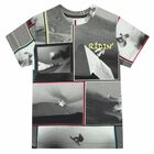 Boys Grey Snowboarder T-Shirt, 1, hi-res
