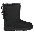 Girls Black Bailey Bow II Suede Boots, 1, hi-res