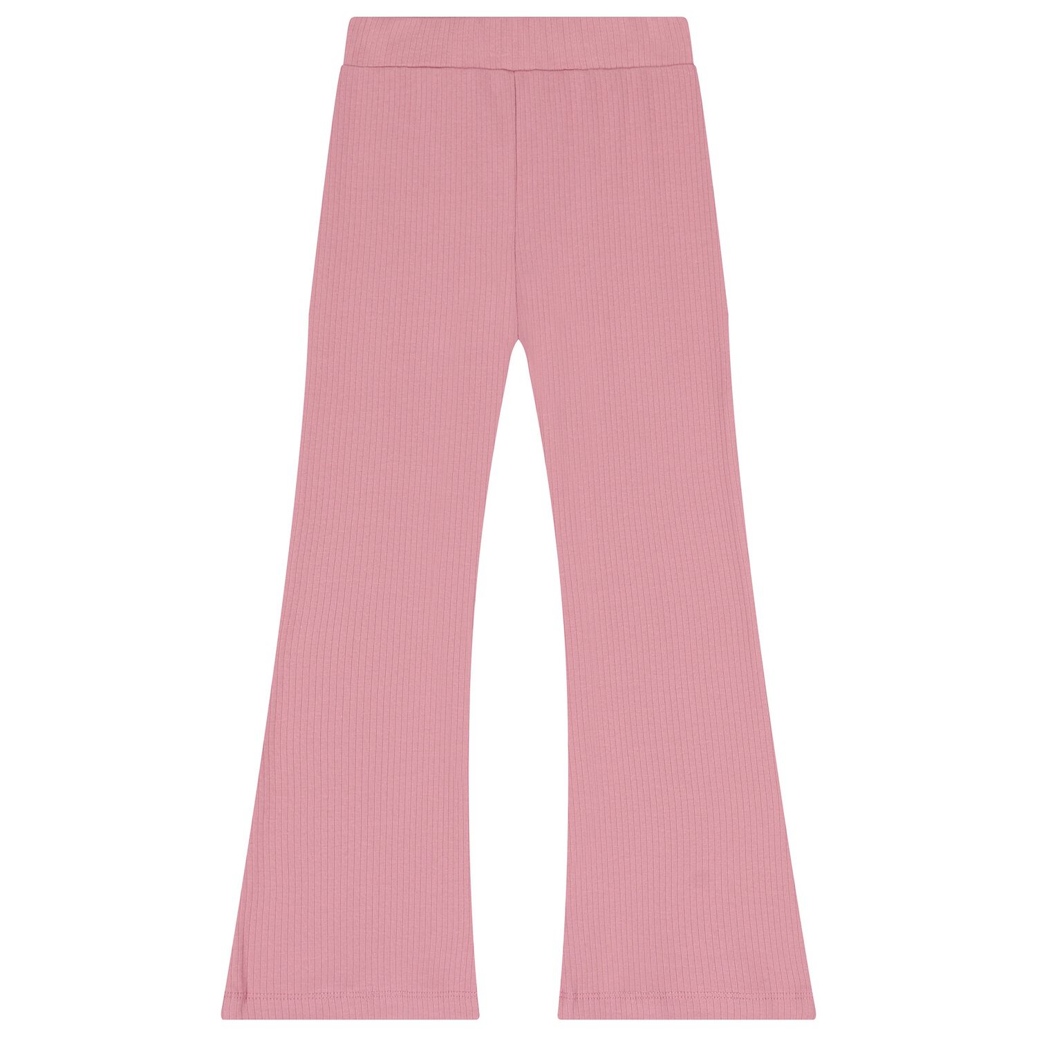 Girls Pink Flared Leggings, 2, hi-res