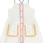 Girls Ivory Dress, 1, hi-res