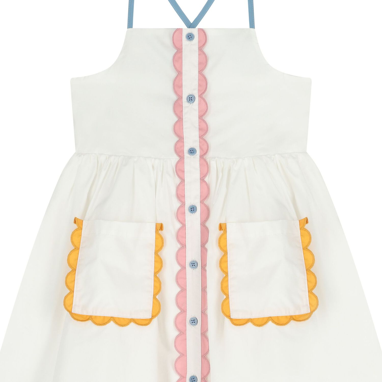 Girls Ivory Dress, 1, hi-res