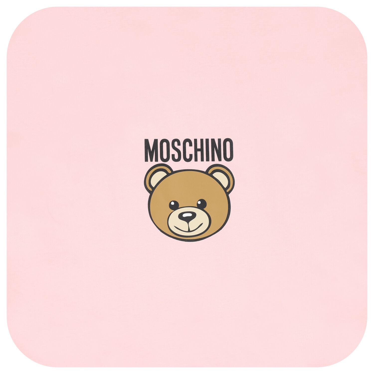 Baby Girls Pink Teddy Bear Logo Blanket, 5, hi-res