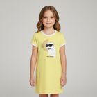 Girls Yellow Choupette Dress, 2, hi-res