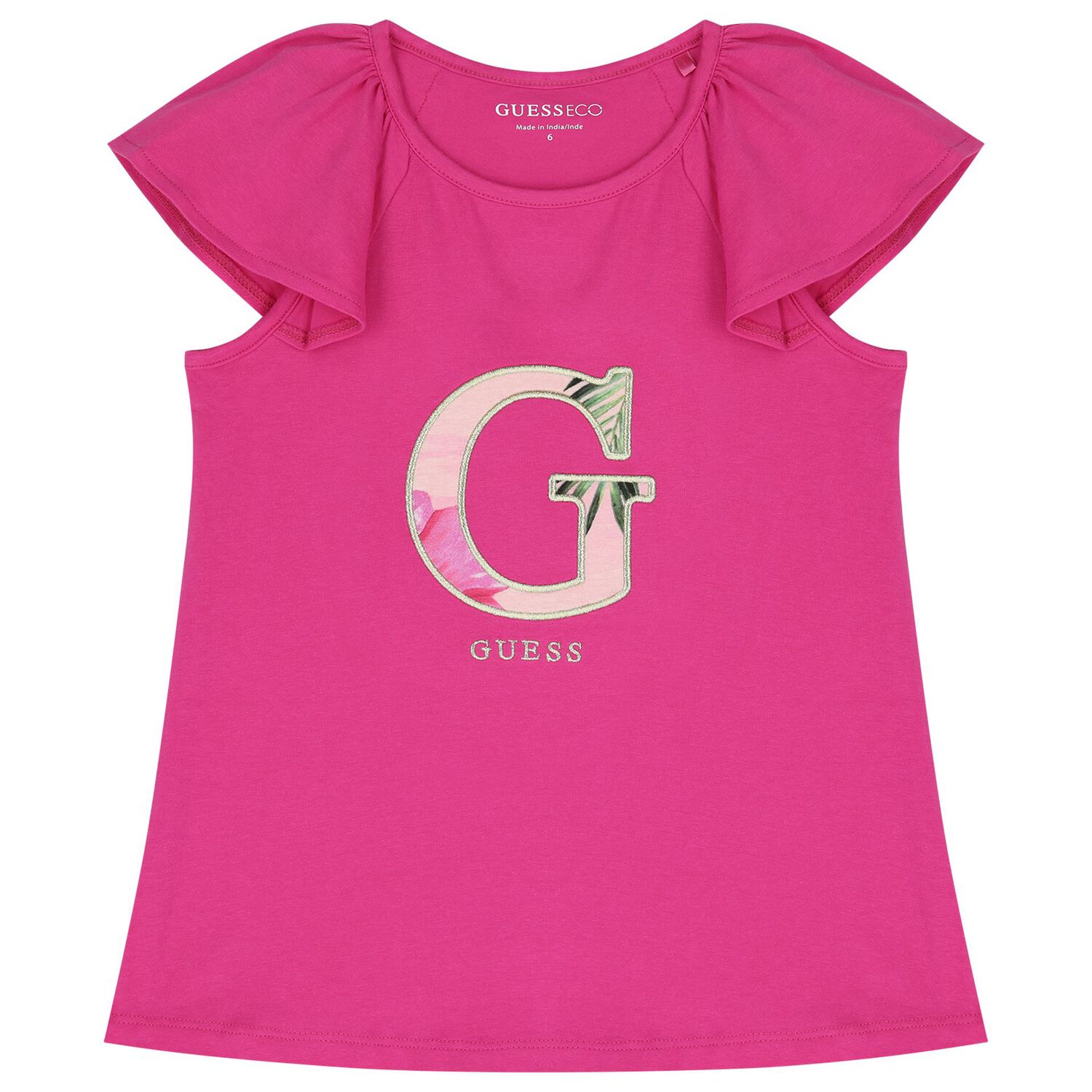 Girls Pink Floral Logo Leggings Set, 1, hi-res