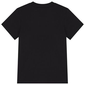 Boys Black Logo T-Shirt