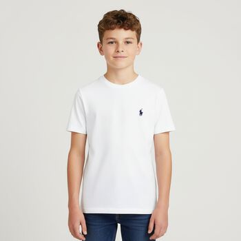 Boys Black & White Logo T-Shirts ( 2-Pack )