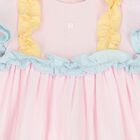 Younger Girls Seersucker Pink & Blue Dress, 1, hi-res