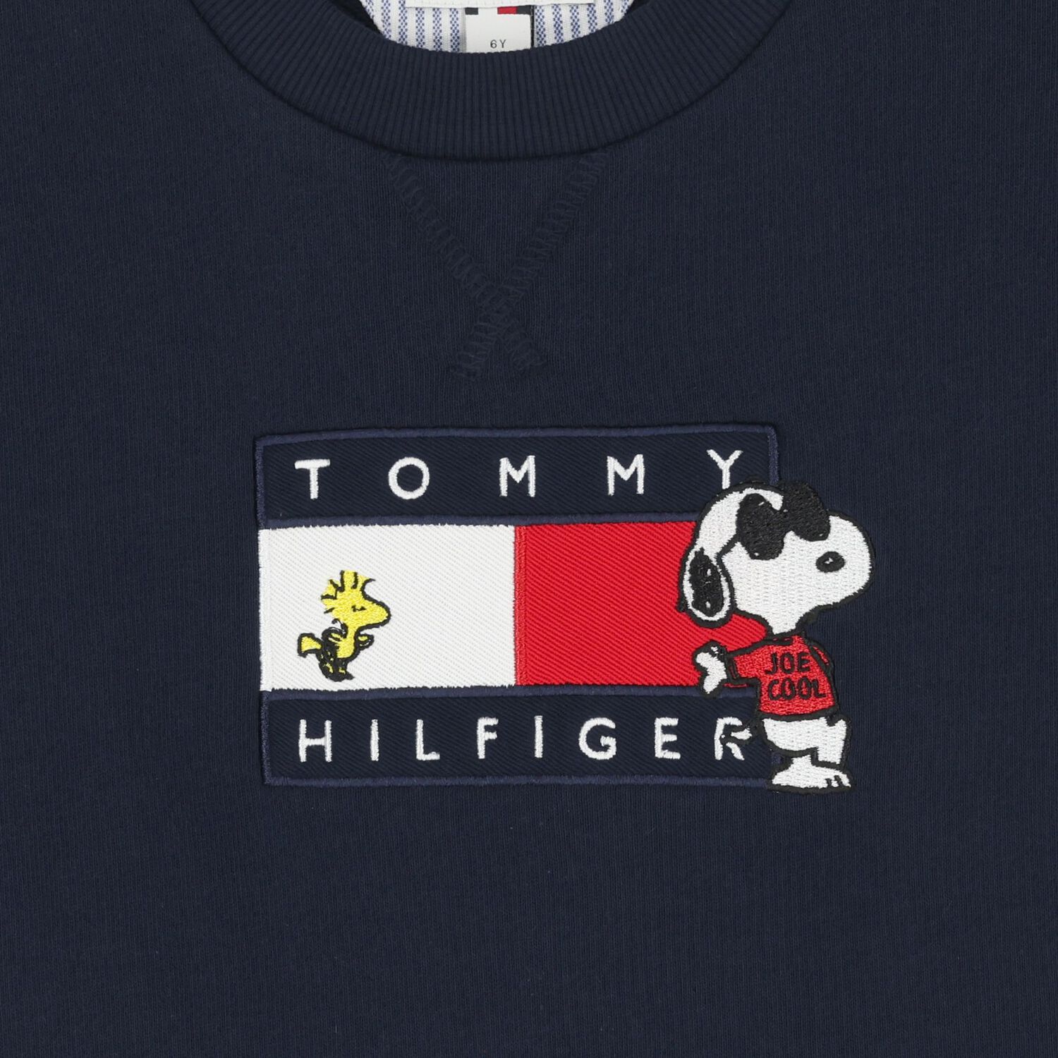 Boys Navy Blue Snoopy Logo Sweatshirt, 1, hi-res