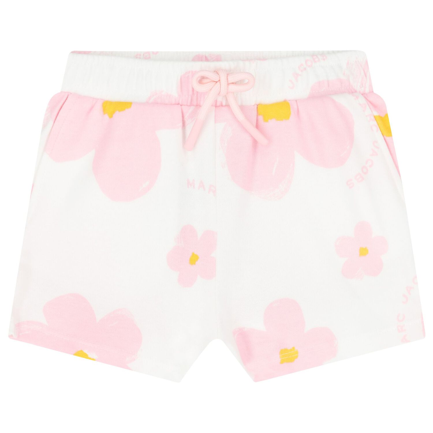 Younger Girls Pink Logo Shorts Set, 1, hi-res