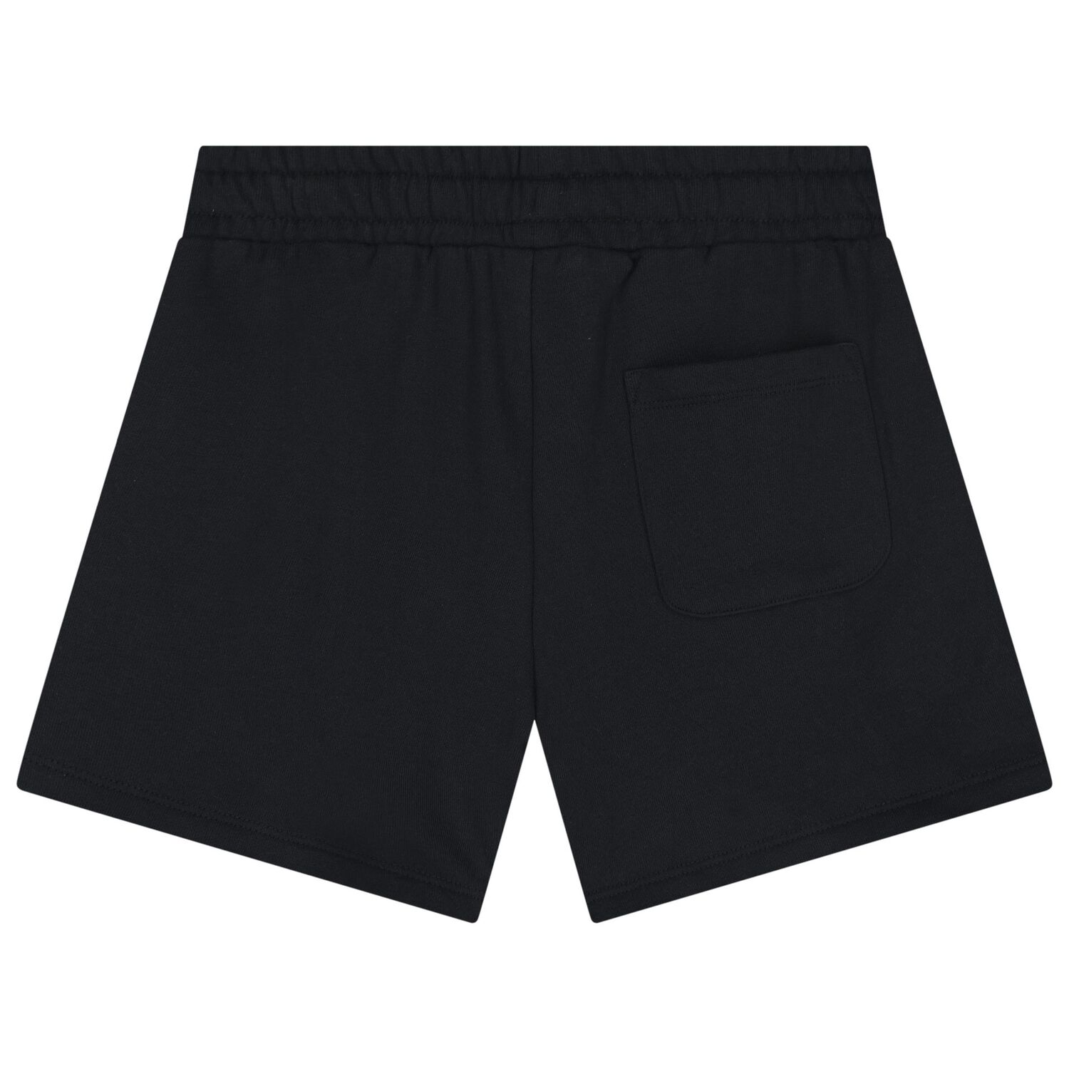 Boys Black Logo Shorts, 1, hi-res